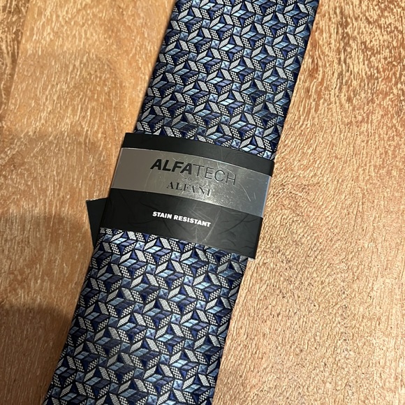 Alfani AlfaTech blue tie - Picture 3 of 5